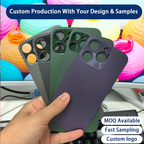Matte Single Glass Repair Replacement Back Cover For iPhone 11 Pro to 16 Pro Max, Wireless Charging Compatible, Customizable Blank Rear Glass For Logo Laser & Silk Printing
