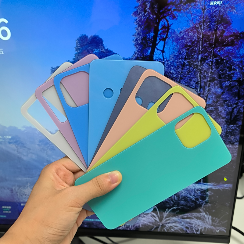 Nắp lưng thay thế mờ bóng cho Xiaomi & Redmi tất cả các dòng, tương thích sạc không dây, kính lưng trống có thể tùy chỉnh cho khắc laser và in lụa logo