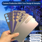 Matte Single Glass Repair Replacement Rear Cover For Samsung Fold 4-7 & Google Pixel 9-10 Pro ProX, Wireless Charging Compatible, Customizable Blank Back Glass For Logo Laser Engrave Silk Printing