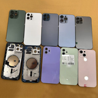 Matte Cold Engraving Full Assembly Replacement Back Cover For iPhone 15/15P/15PM/15S/16/16P/16PM/16S, Wireless Charging Compatible, Repair Rear Housing With Full Fittings, Custom Blank Glass For Laser Engraving Logo Printing