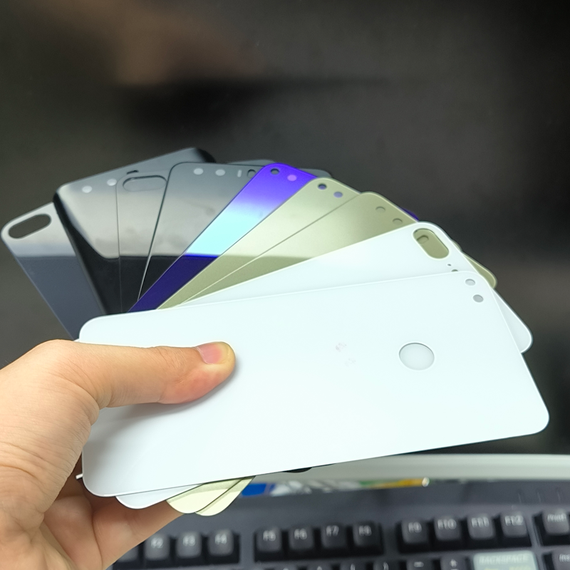 Nắp lưng thay thế kính bóng cho Honor 8 / Honor 8 Youth / Honor 9 / Honor 9 Youth, tương thích sạc không dây, hỗ trợ sửa chữa vỏ sau trống có thể tùy chỉnh in logo bằng công nghệ lụa và khắc laser