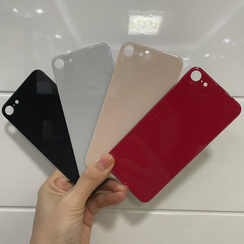 Glossy Single Glass Replacement Back Cover For iPhone X XR XS XS Max 11 12 13 14 14 Plus, Wireless Charging Compatible, Repair Rear Glass Panel, Custom Blank Glass For Silk Screen Hot Stamping Laser Engraving Logo Printing