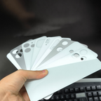 Nắp lưng thay thế mờ bóng cho Xiaomi & Redmi tất cả các dòng, tương thích sạc không dây, kính lưng trống có thể tùy chỉnh cho khắc laser và in lụa logo