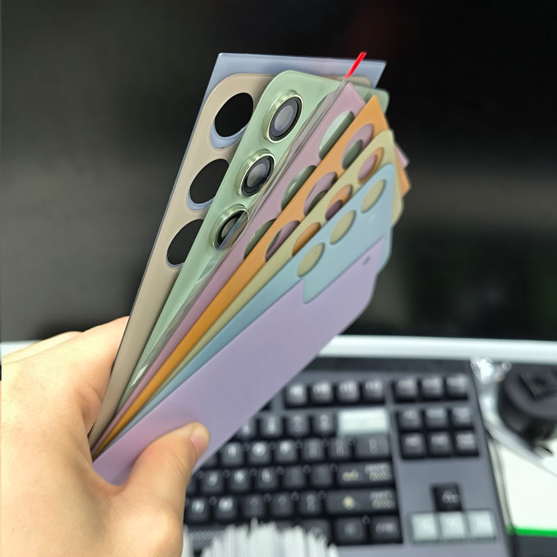 Matte Adhesive Back Replacement Cover For Samsung S21/S22/S23/S24/S25/S26 Plus Ultra Series, Wireless Charging Compatible, Blank Repair Rear Housing Support Custom Silk Screen Hot Stamping Laser Engraving Logo Printing