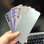 Matte Single Glass Repair Replacement Rear Cover For Samsung Fold 4-7 & Google Pixel 9-10 Pro ProX, Wireless Charging Compatible, Customizable Blank Back Glass For Logo Laser Engrave Silk Printing