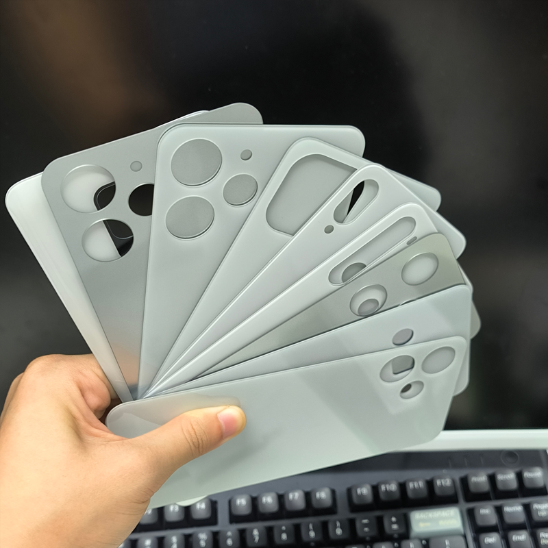 Nắp lưng thay thế mờ bóng cho Xiaomi & Redmi tất cả các dòng, tương thích sạc không dây, kính lưng trống có thể tùy chỉnh cho khắc laser và in lụa logo