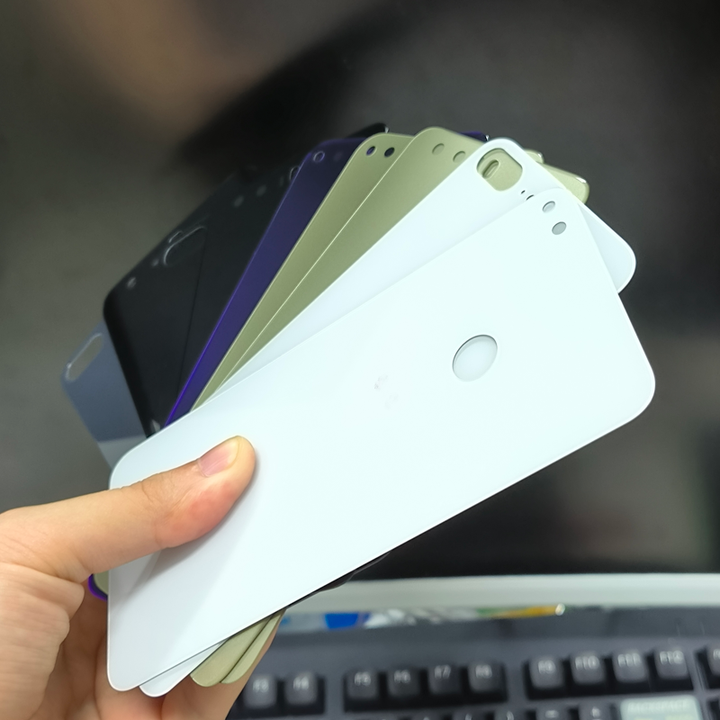 Nắp lưng thay thế kính bóng cho Honor 8 / Honor 8 Youth / Honor 9 / Honor 9 Youth, tương thích sạc không dây, hỗ trợ sửa chữa vỏ sau trống có thể tùy chỉnh in logo bằng công nghệ lụa và khắc laser