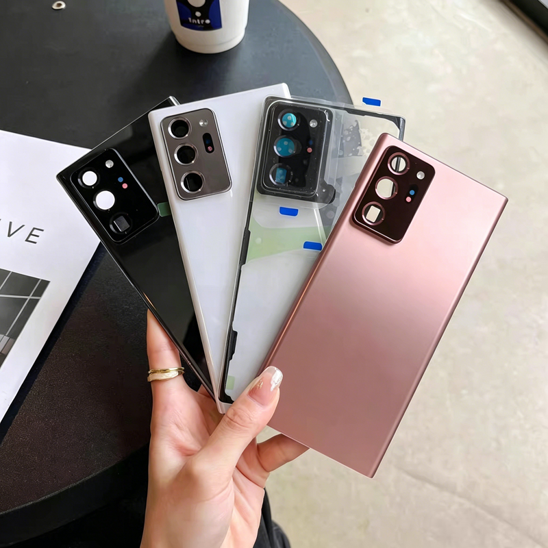 Nắp lưng thay thế keo bóng cho tất cả điện thoại Samsung S/N/A/G Series, tương thích sạc không dây, hỗ trợ sửa chữa vỏ sau trống có thể tùy chỉnh in logo bằng công nghệ lụa và khắc laser