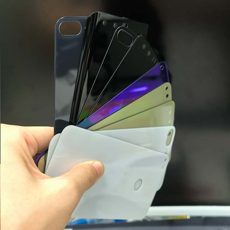 Nắp lưng thay thế kính bóng cho Honor 8 / Honor 8 Youth / Honor 9 / Honor 9 Youth, tương thích sạc không dây, hỗ trợ sửa chữa vỏ sau trống có thể tùy chỉnh in logo bằng công nghệ lụa và khắc laser