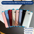 Nắp lưng thay thế keo bóng cho tất cả điện thoại Samsung S/N/A/G Series, tương thích sạc không dây, hỗ trợ sửa chữa vỏ sau trống có thể tùy chỉnh in logo bằng công nghệ lụa và khắc laser