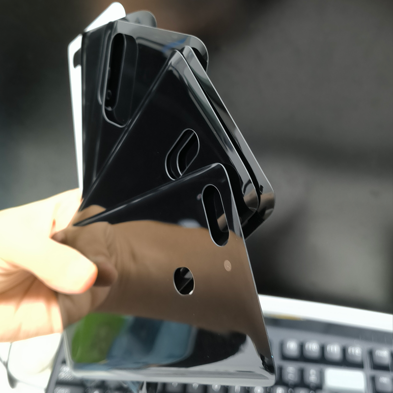 Nắp lưng thay thế kính bóng cho OPPO RENO R15 & OnePlus 6 6T, tương thích sạc không dây, kính lưng trống có thể tùy chỉnh cho khắc laser và in lụa logo