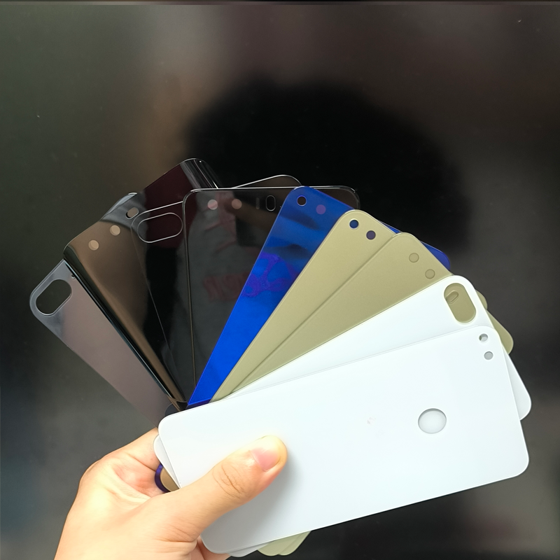 Nắp lưng thay thế kính bóng cho Honor 8 / Honor 8 Youth / Honor 9 / Honor 9 Youth, tương thích sạc không dây, hỗ trợ sửa chữa vỏ sau trống có thể tùy chỉnh in logo bằng công nghệ lụa và khắc laser