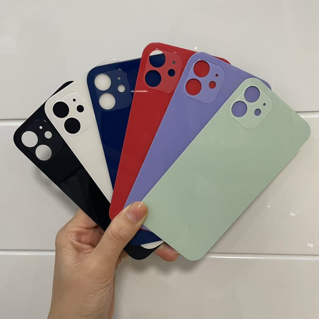 Thay thế Kính Lưng Bóng cho iPhone | Nắp Lưng Đơn Kính Phù Hợp với iPhone X/XR/XS/11/12/13/14/Plus/Pro/Max Tất Cả Các Mẫu