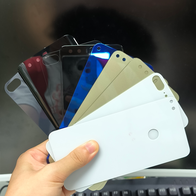 Nắp lưng thay thế kính bóng cho Honor 8 / Honor 8 Youth / Honor 9 / Honor 9 Youth, tương thích sạc không dây, hỗ trợ sửa chữa vỏ sau trống có thể tùy chỉnh in logo bằng công nghệ lụa và khắc laser