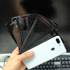 Nắp lưng thay thế kính bóng cho OPPO RENO R15 & OnePlus 6 6T, tương thích sạc không dây, kính lưng trống có thể tùy chỉnh cho khắc laser và in lụa logo