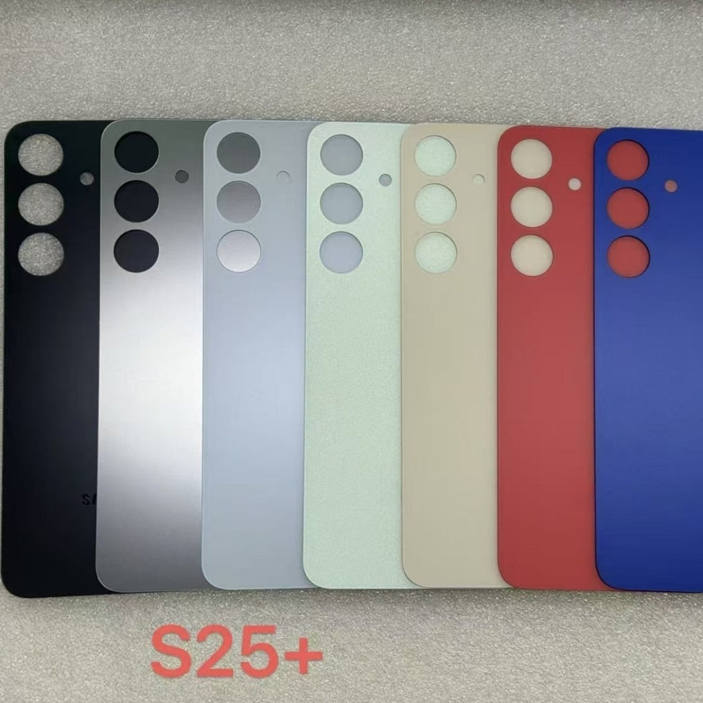 Nắp lưng thay thế keo bóng cho tất cả điện thoại Samsung S/N/A/G Series, tương thích sạc không dây, hỗ trợ sửa chữa vỏ sau trống có thể tùy chỉnh in logo bằng công nghệ lụa và khắc laser